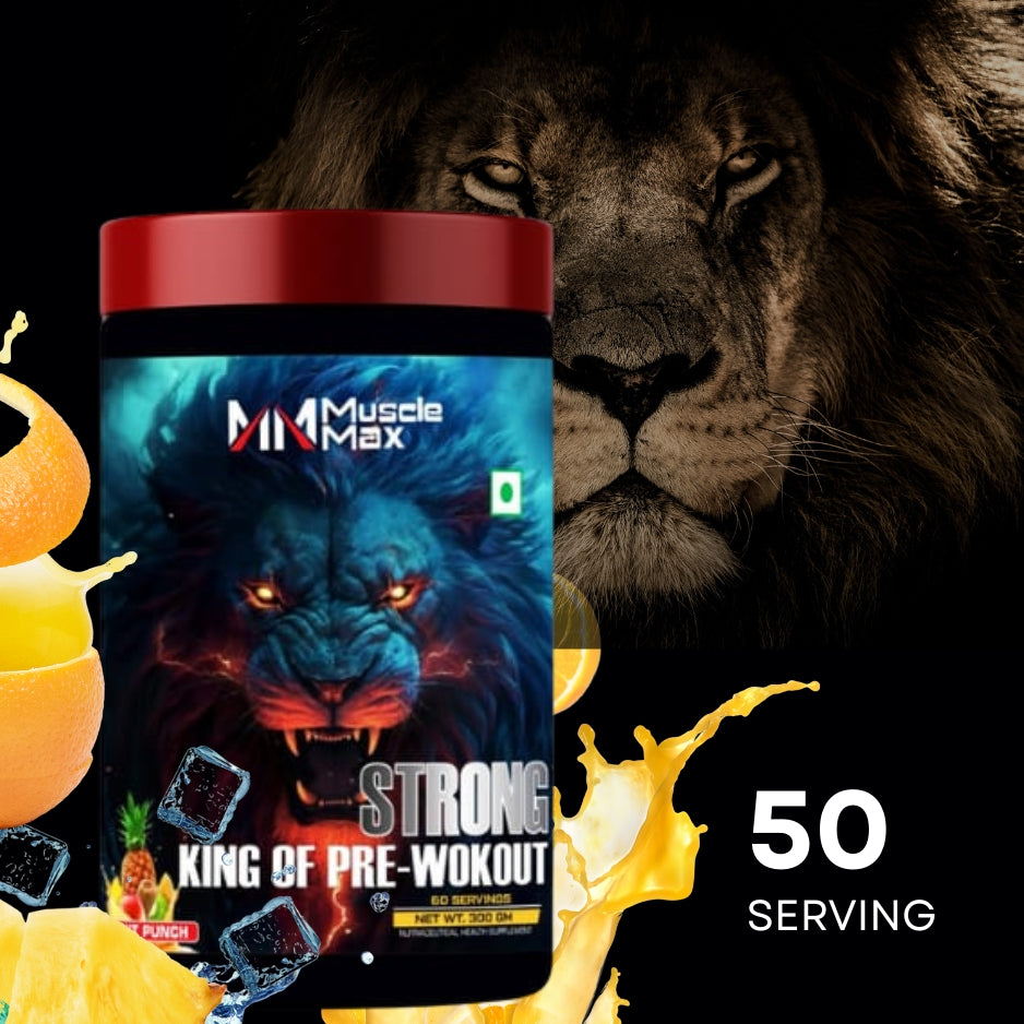 STRONG-KING OF PRE-WORKOUT 60SERVINGS, 300G