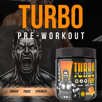 TURBO PUMP A HIGH QUALITY PRE-WORKOUT 250G, WITH LAB CERTIFICATE.
