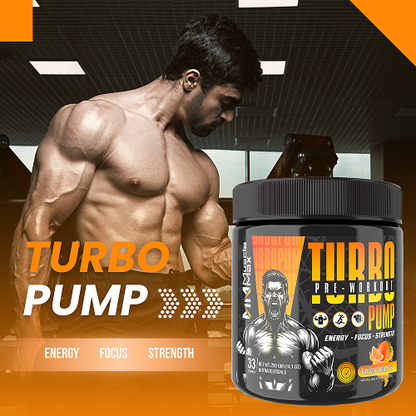 TURBO PUMP A HIGH QUALITY PRE-WORKOUT 250G, WITH LAB CERTIFICATE.