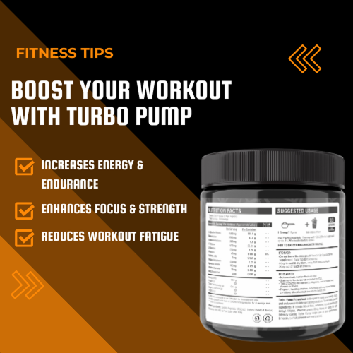 TURBO PUMP A HIGH QUALITY PRE-WORKOUT 250G, WITH LAB CERTIFICATE.