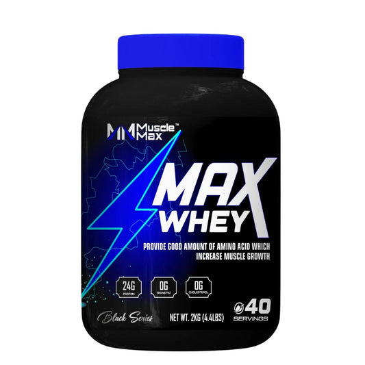 MAX WHEY PROTEIN 2KG , 4.4LBS, (MALAI KULFI FLAVOUR)