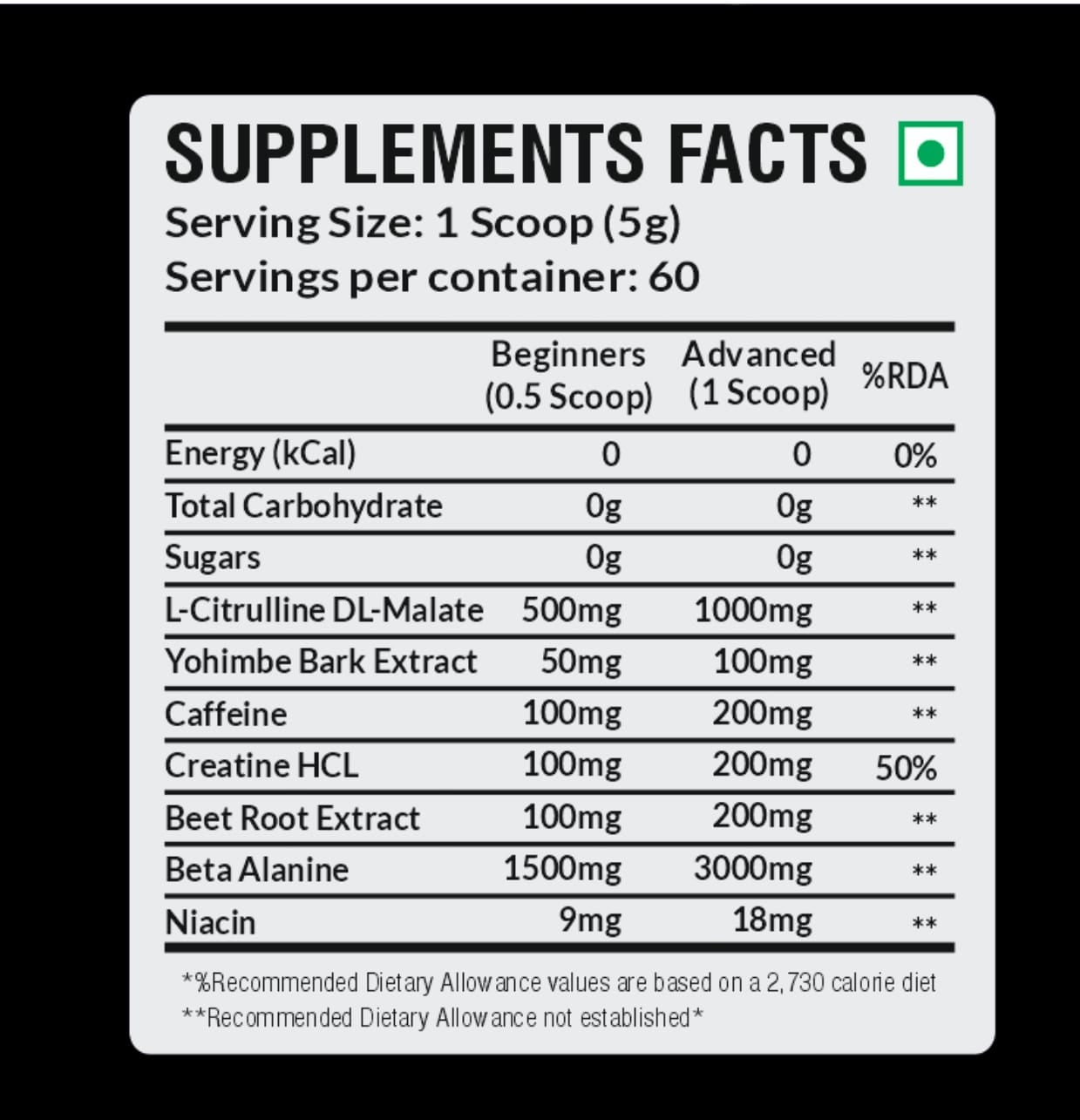 MUSCLE MAX ATTACK PRE-WORKOUT 300G, 60SERVINGS.
