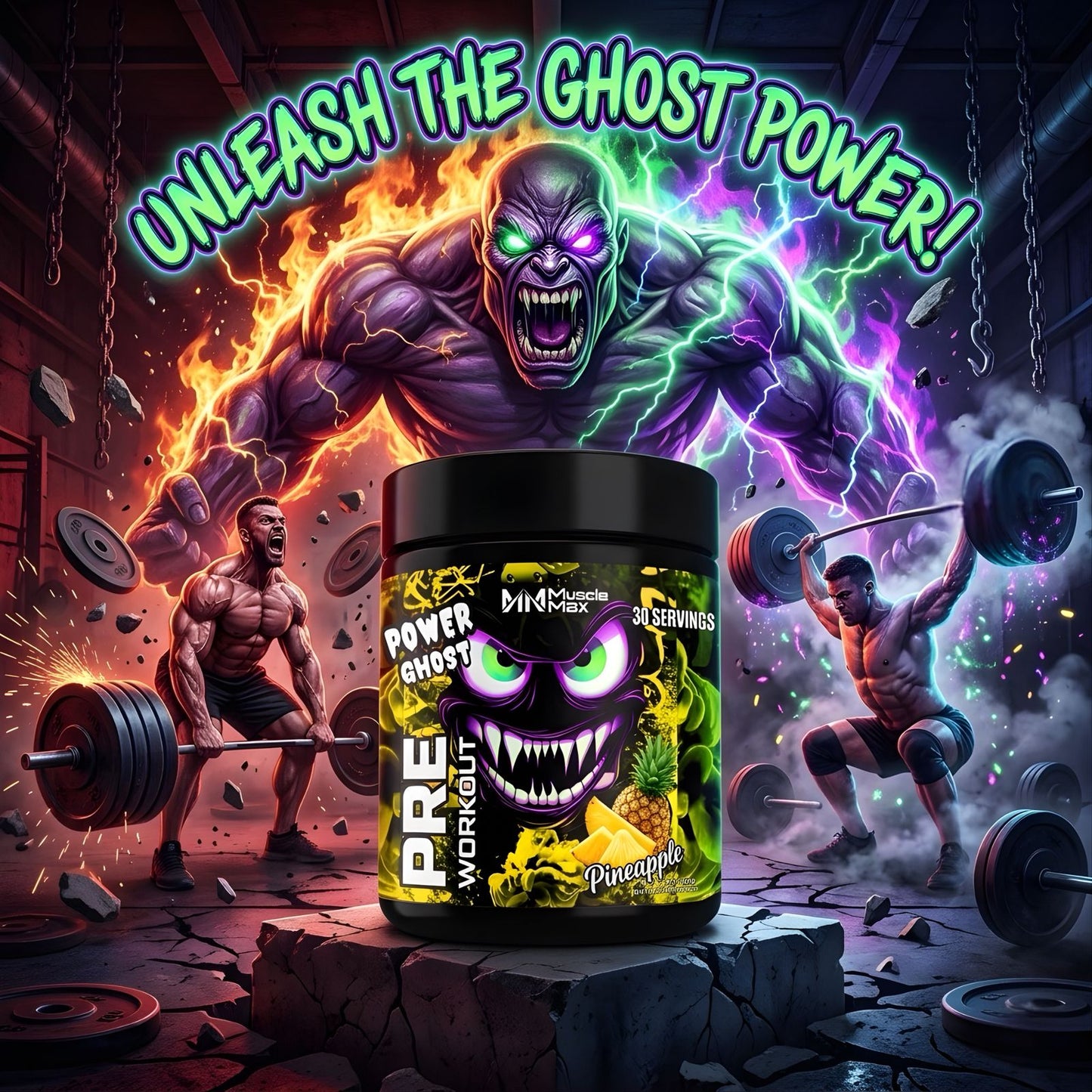 POWER GHOST PRE-WORKOUT 30-SERVINS.